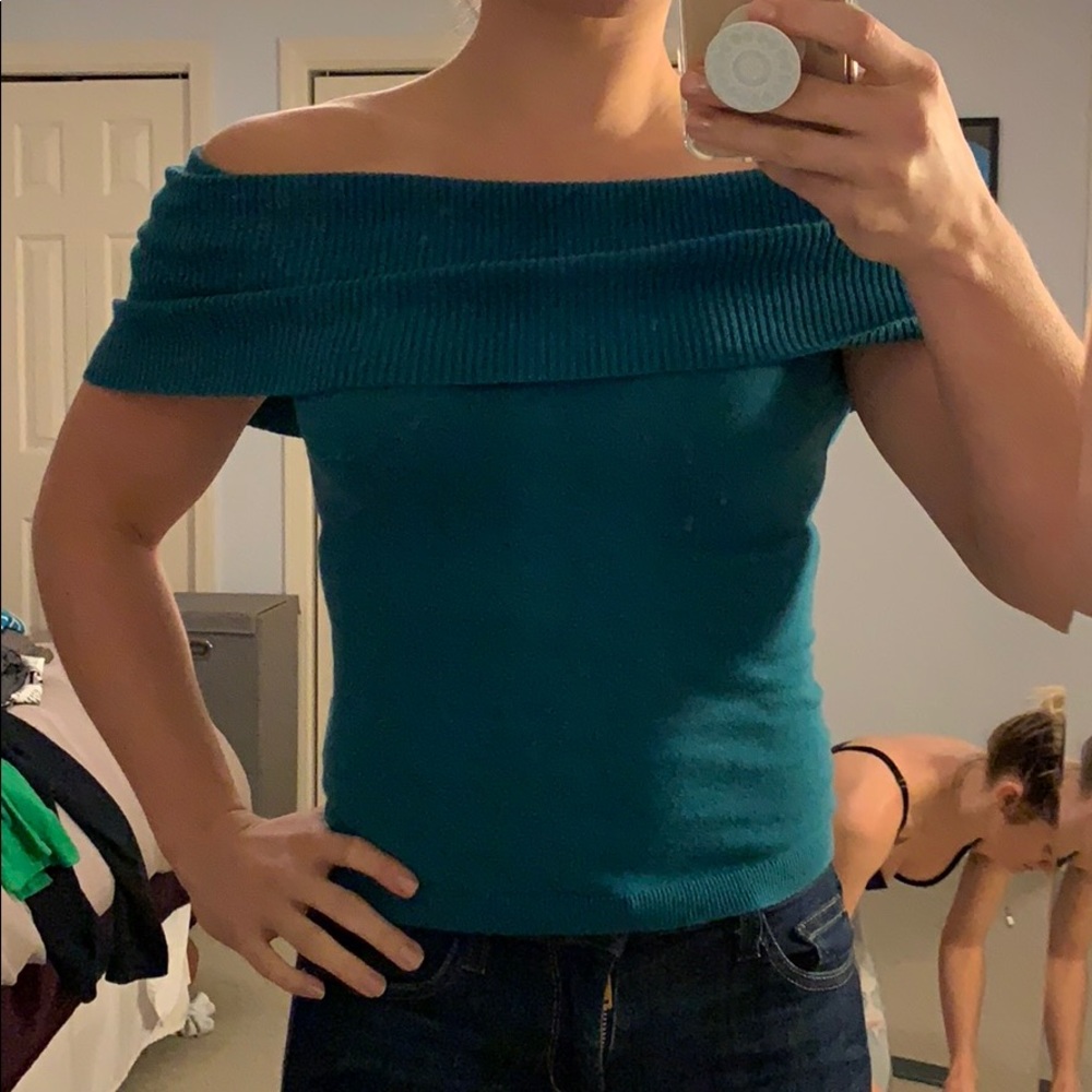 Express off the shoulder sweater